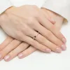 Złoty pierścionek z rubinem 0,15ct i brylantami 0,05ct W0288