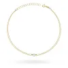 Złota bransoletka z brylantem 0,10ct B0004