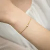 Złota bransoletka z brylantem 0,10ct B0004