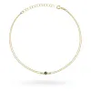 Złota bransoletka z szafirem 0,15ct i brylantami 0,029ct B0005