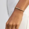 Złota bransoletka z diamentami laboratoryjnymi 2,16ct B0028