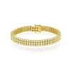 Złota bransoletka z diamentami laboratoryjnymi 4,44ct B0035