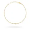 Złota bransoletka z brylantem 0,02ct B0038