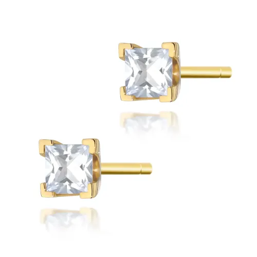 Złote kolczyki z brylantami 0,30ct K0037