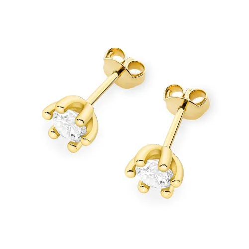 Złote kolczyki z brylantami 0,60ct K0222