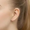 Złote kolczyki z brylantami 0,60ct K0222