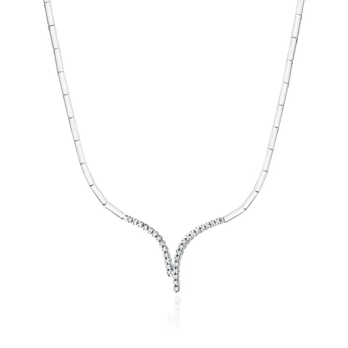Złoty naszyjnik z brylantami 0,29ct N0071