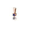 Złota zawieszka z szafirem 0,15ct Z0032