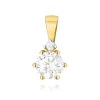 Złota zawieszka z diamentami laboratoryjnymi 0,5145ct Z0076