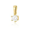 Złota zawieszka z brylantem 0,70ct Z0575