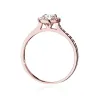 Pierścionek z diamentem 0,50ct - kamień główny, łączna masa 0,74ct   W0551