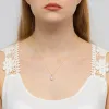 Złota zawieszka z diamentem laboratoryjnym 0,40ct Z0182