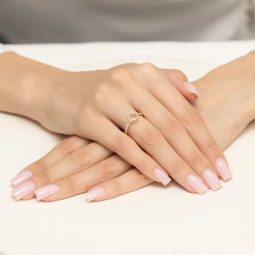 Pierścionek z diamentami 0,14ct W0686