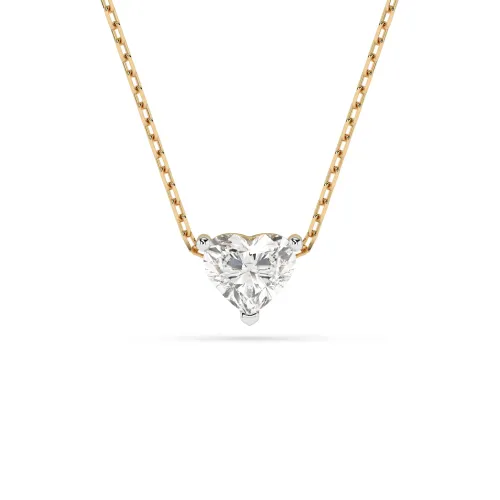Złoty naszyjnik z diamentem 0,3ct  104-10066  HRT K