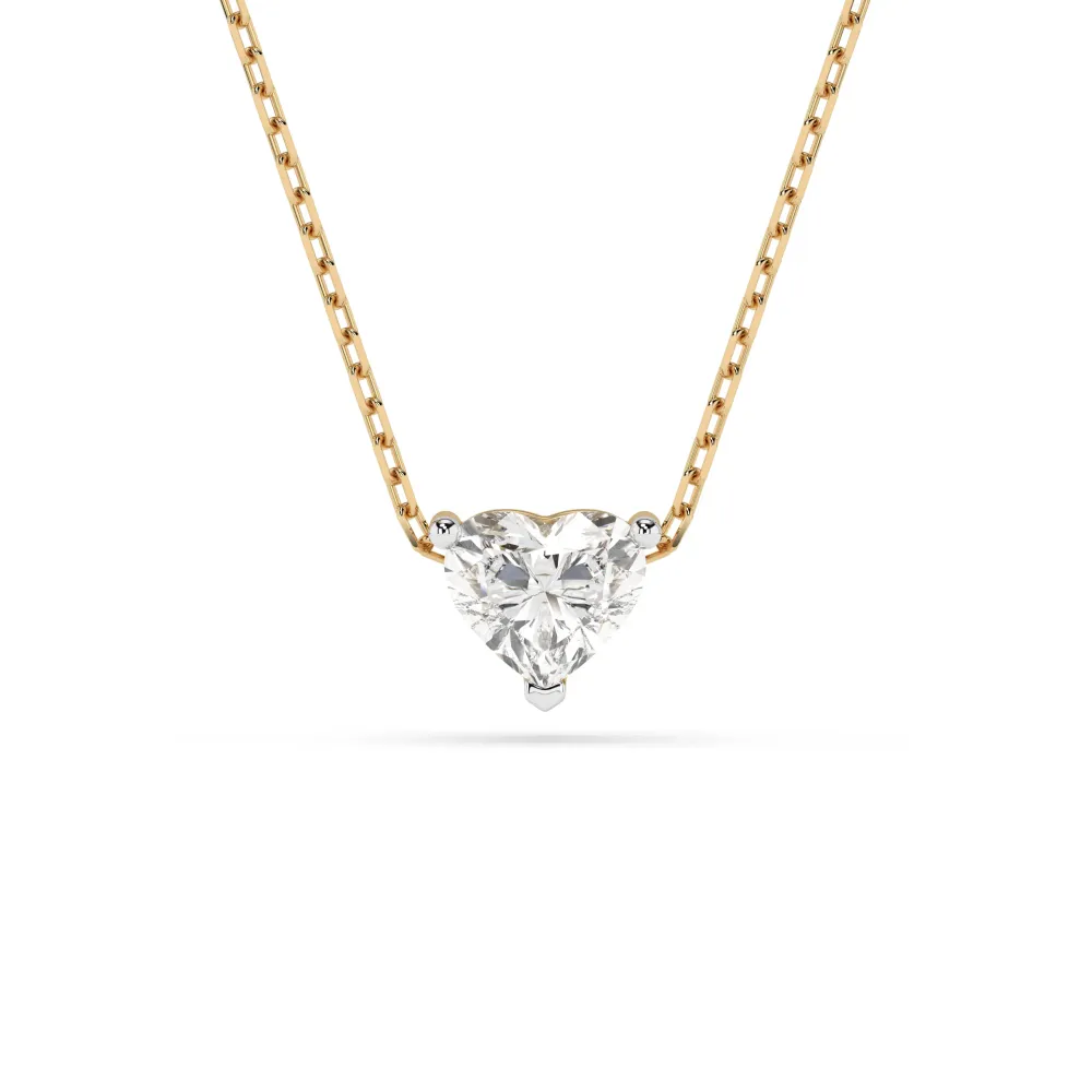Złoty naszyjnik z diamentem 0,3ct  104-10066  HRT K