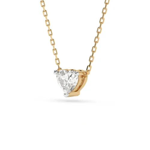 Złoty naszyjnik z diamentem 0,3ct  104-10066  HRT K
