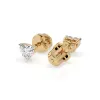 Złote kolczyki z diamentem 2x0,30ct  102-10190  HRT K
