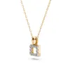Złoty naszyjnik z brylantami 0,06ct 104-10079  K