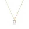 Złoty naszyjnik z brylantami 0,06ct 104-10079  K