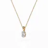 Złoty naszyjnik z diamentem 0,30ct 104-10069  (0,30)OV K