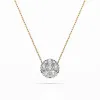 Złoty naszyjnik z brylantami 0,59ct  104-10033 (3,4) K