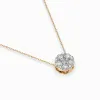 Złoty naszyjnik z brylantami 0,59ct  104-10033 (3,4) K