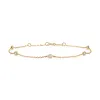 Złota bransoletka z brylantami 0,14ct 105-10008/5  (1,9) K