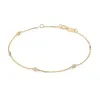 Złota bransoletka z brylantami 0,14ct 105-10008/5  (1,9) K
