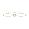 Złota bransoletka z brylantami 0,07ct 105-10005 K