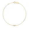 Złota bransoletka z brylantami 0,07ct 105-10005 K