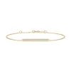 Złota bransoletka z brylantami 0,10ct 105-10017  K