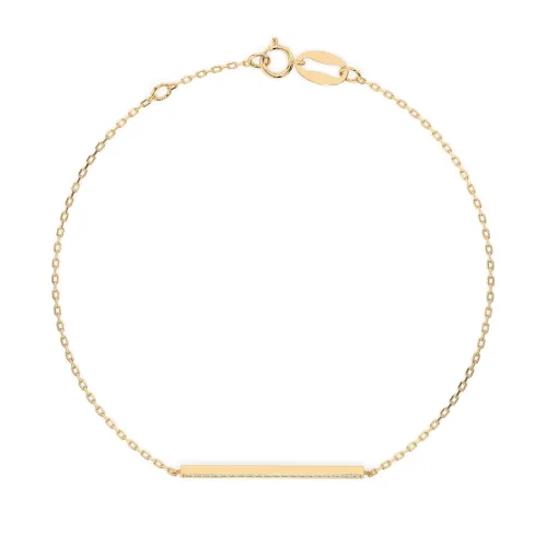 Złota bransoletka z brylantami 0,10ct 105-10017  K