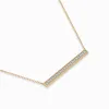 Złoty naszyjnik z brylantami 0,12ct 104-10024  K Złoty naszyjnik z brylantami 0,12ct 104-10024  K
