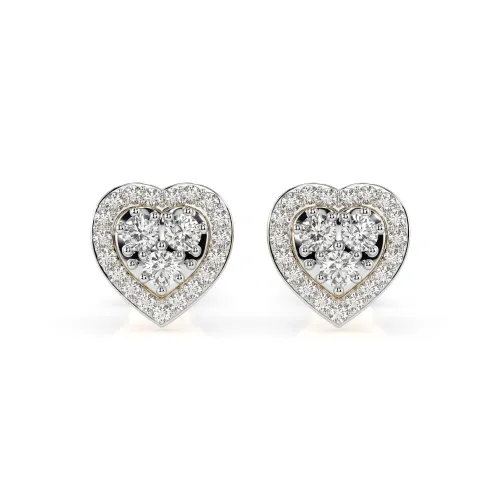 Złote kolczyki z brylantami 0,34ct 102-10096  K