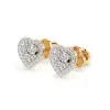 Złote kolczyki z brylantami 0,34ct 102-10096  K Złote kolczyki z brylantami 0,34ct 102-10096  K