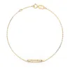 Złota bransoletka z brylantami 0,21ct 105-10007 K Złota bransoletka z brylantami 0,21ct 105-10007 K