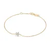 Złota bransoletka z brylantami 0,08ct 105-10013 K Złota bransoletka z brylantami 0,08ct 105-10013 K
