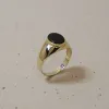 Złoty sygnet z onyksem SZ-5