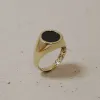 Złoty sygnet z onyksem SZ-2