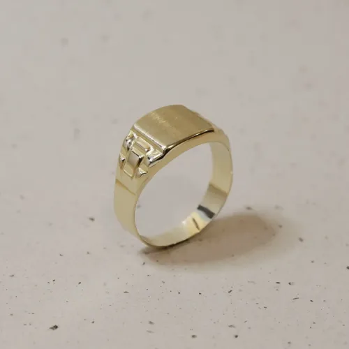 Złoty pierścionek - sygnet SZ-7