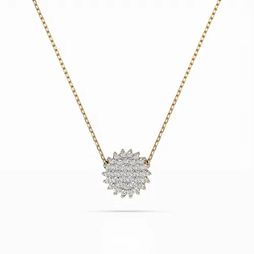 Złoty naszyjnik z brylantami 0,148ct  104-10052 K