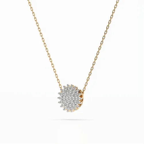 Złoty naszyjnik z brylantami 0,148ct  104-10052 K