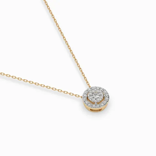 Złoty naszyjnik z brylantami 0,238ct 104-10002 (3.0)  K