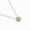 Złoty naszyjnik z brylantami 0,238ct 104-10002 (3.0)  K