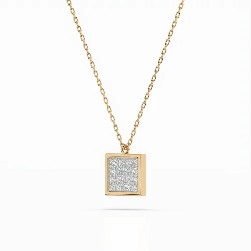 Złoty naszyjnik z brylantami 0,132ct 104-10036  K