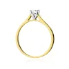 Złoty pierścionek "Ana" z brylantem 0,50ct W0526