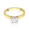 Złoty pierścionek "Ana" z brylantem 1,00ct W0526