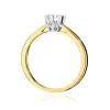 Złoty pierścionek "Roma" z brylantami 0,56ct W0539