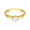 Złoty pierścionek "Adeline" z brylantem 0,50ct W0540