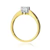 Złoty pierścionek "Margaret" z brylantem 0,40ct W0541